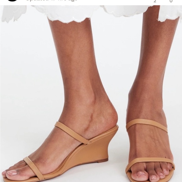 Madewell wedges size 7.5 small marking at front never worn - Picture 5 of 9